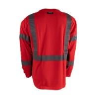 Kishigo Black Series Class 3 Long Sleeve T-Shirt Feature Close-up