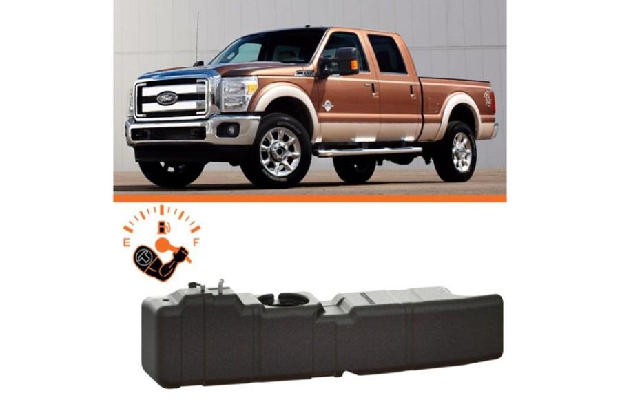 Picture of Titan Fuel Tanks 2011 to 2016 Ford Crew Cab Short Bed Power Stroke Diesel Fuel Tank