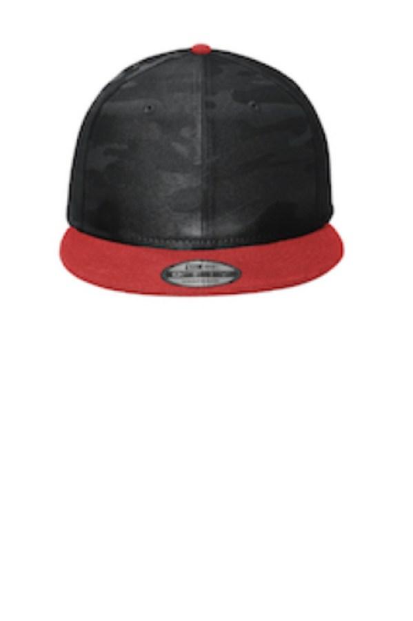 New Era Camo Flat Bill Snapback Cap Additional Angle