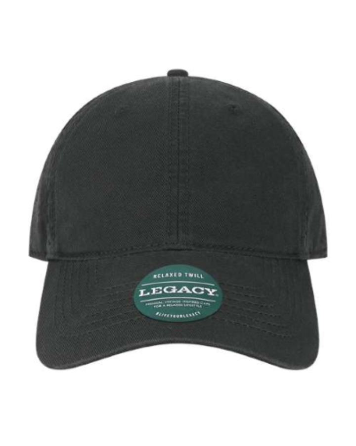 Legacy Relaxed Twill Dad Hat Close Up Detail