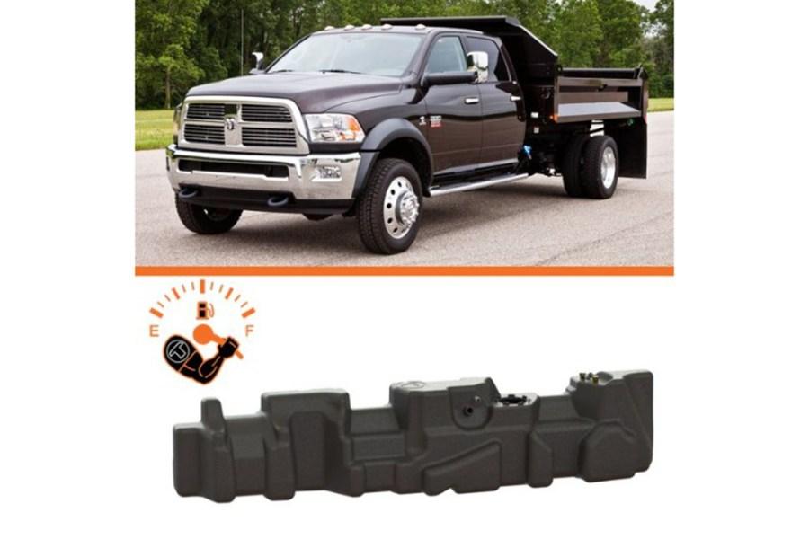 Picture of Titan Fuel Tanks 2007 to 2025 Dodge RAM Cab and Chassis 50 Gallon Replacement Tank 84'' and 108'' Chassis