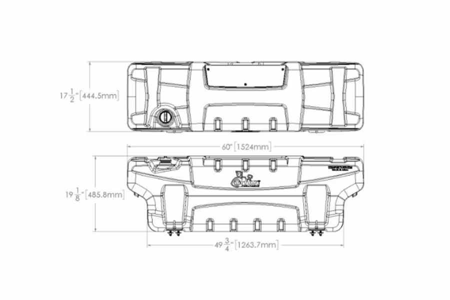 Picture of Titan Fuel Tanks Travel Trekker 50 Gallon Auxiliary Fuel System Diesel Only