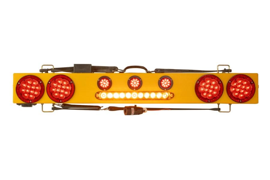 Picture of Towmate Lithium Wireless Tow Light with Safety Strip, Carbon Fiber, 7-Way Transmitter