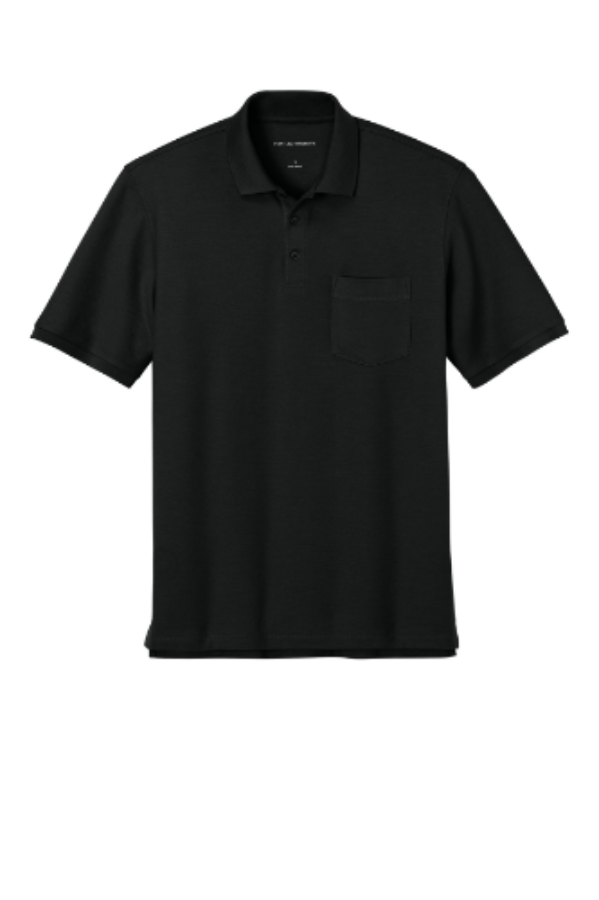 Port Authority Tall Wearever Signature Pique Pocket Polo Additional Angle