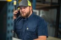 Picture of Carhartt Force Solid Short Sleeve Button-Up Shirt