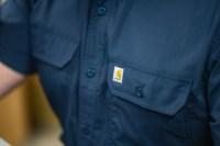 Picture of Carhartt Force Solid Short Sleeve Button-Up Shirt