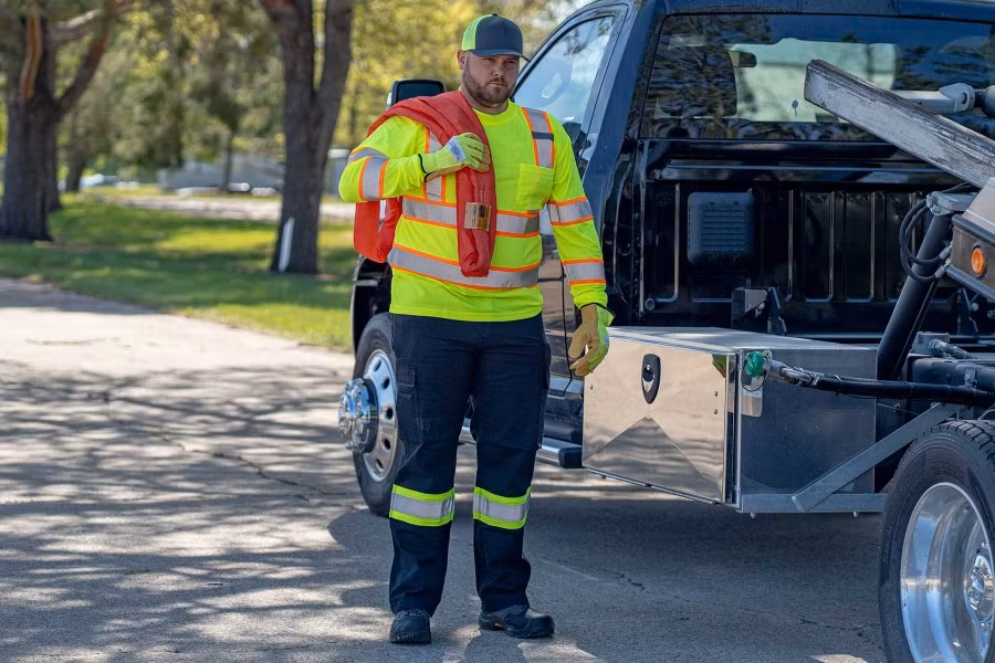 Picture of Tough Duck Safety Flex Twill Cargo Pant