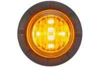 Picture of Maxxima Amber 1.25" Round Clearance Marker - Clear Lens