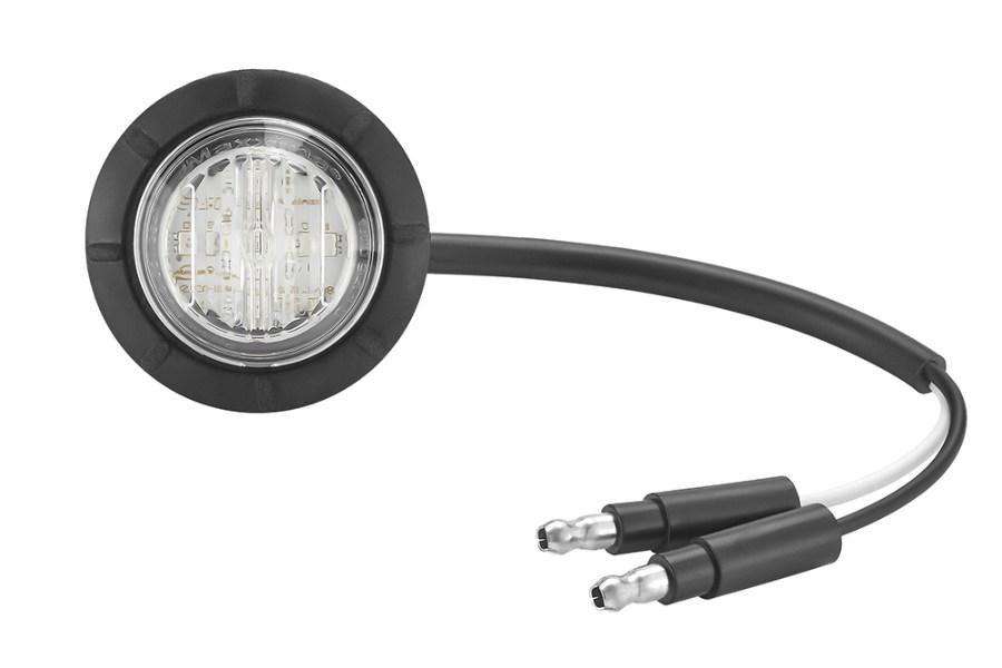 Picture of Maxxima Amber 1.25" Round Clearance Marker - Clear Lens