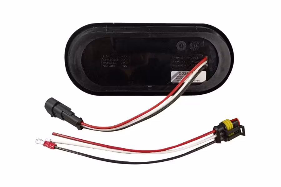 Picture of Sound Off Signal 6" L.E.D Oval Flashing Light, Amber