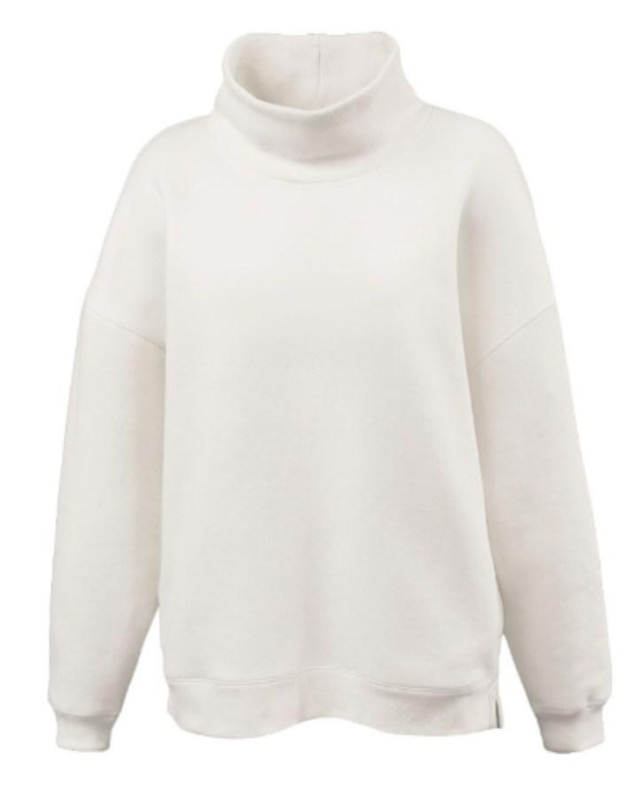Pennant Sportswear Womens Oversize Mockneck Sweatshirt Additional Angle