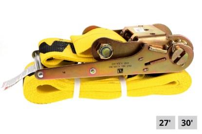 Picture of Ancra 4" Ratchet Tie Down Assembly w/ Flat Hooks