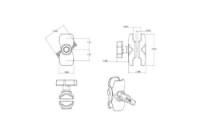 Picture of RAM Mounts Short Double Socket Arm C