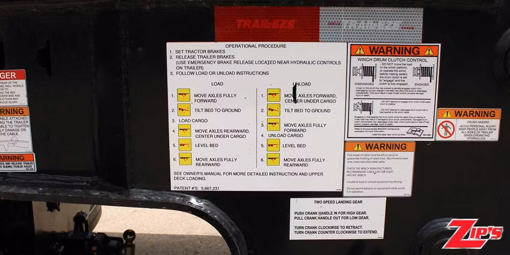 Picture of 2024 Trail-Eze TE801 53' Sliding Axle Industrial Trailer, 23434