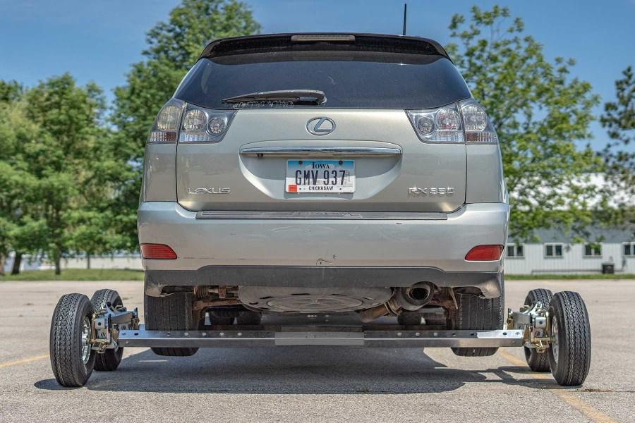 Picture of Collins G7 Hi-Speed Dolly PRO T10 Aluminum Cross Rails, Hubs, Wheels & Pry Bar