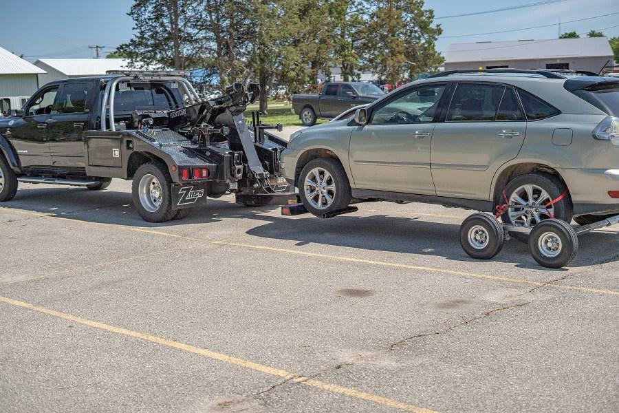 Picture of Collins G7 Hi-Speed Dolly PRO T10 Aluminum Cross Rails, Hubs, Wheels & Pry Bar