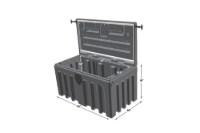 Minimizer Heavy Duty Chest Toolbox Close Up Detail