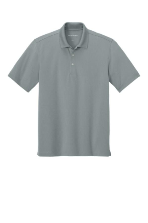 Port Authority Dry Zone Stain-Release Grid Polo Feature Close-up