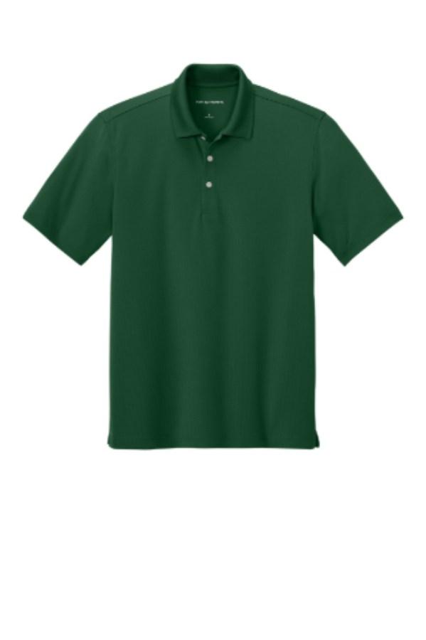 Port Authority Dry Zone Stain-Release Grid Polo Close Up Detail