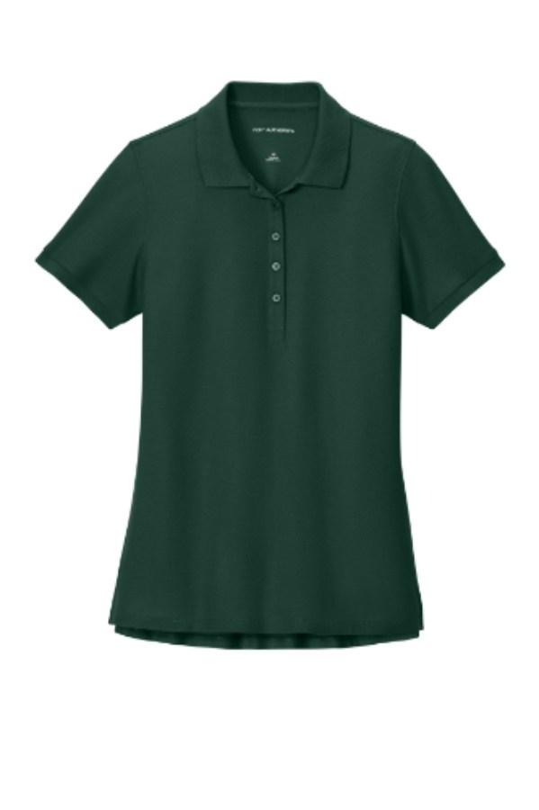 Port Authority Women's Wearever Signature Pique Polo Feature Close-up