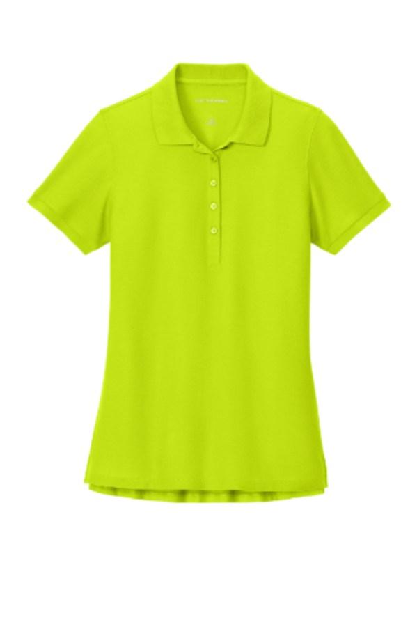 Port Authority Women's Wearever Signature Pique Polo Close Up Detail