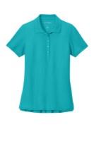 Port Authority Women's Wearever Signature Pique Polo Close Up Detail