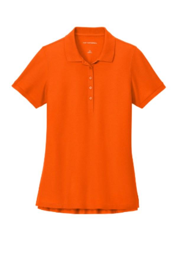 Port Authority Women's Wearever Signature Pique Polo Feature Close-up