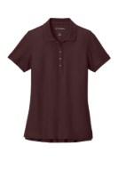Port Authority Women's Wearever Signature Pique Polo Close Up Detail