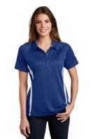 Sport-Tek Women's PosiCharge Micro-Mesh Colorblock Polo Additional Angle