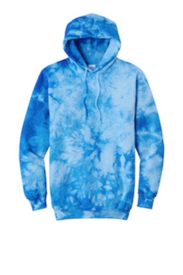 Port & Co Crystal Tie-Dye Pullover Hoodie Alternate View