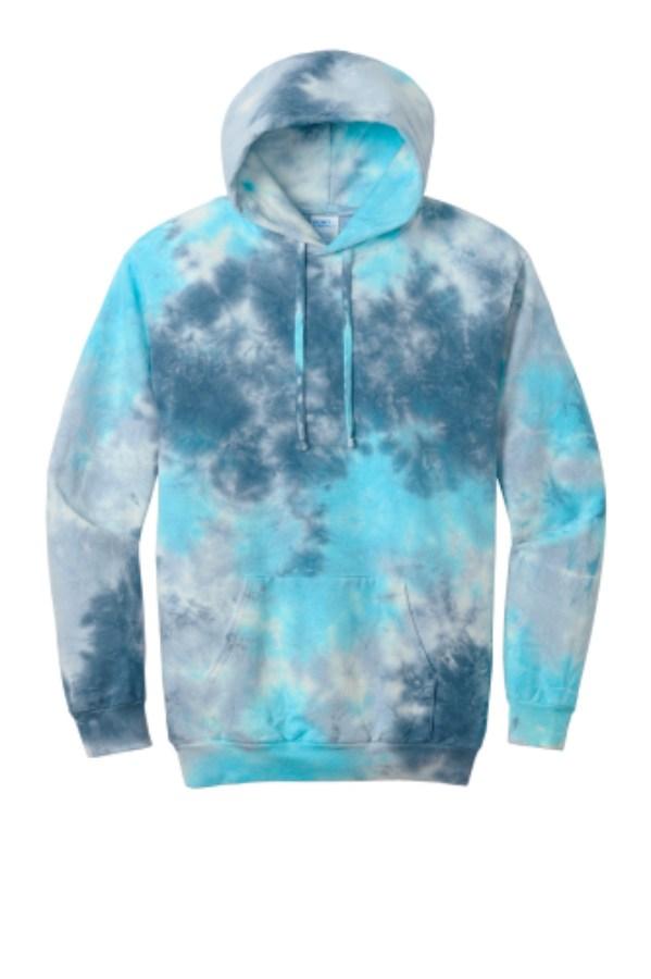 Port & Co Crystal Tie-Dye Pullover Hoodie Additional view