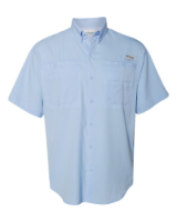 Columbia Men's PFG Tamiami II Short Sleeve Shirt Close Up Detail