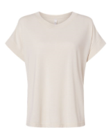 LAT Women's Relaxed Vintage Wash Tee Feature Close-up