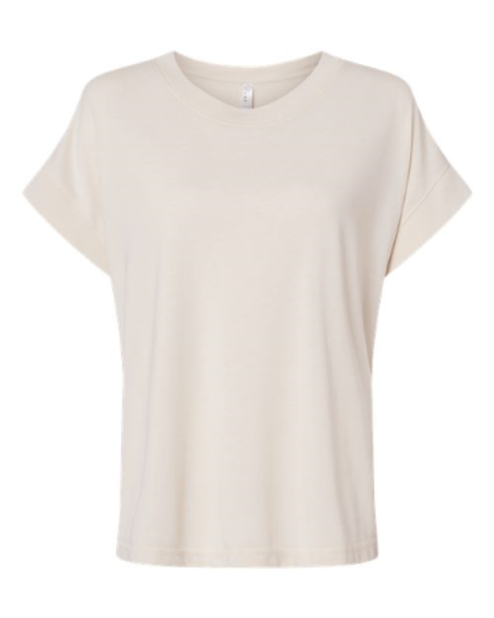 LAT Women's Relaxed Vintage Wash Tee Feature Close-up
