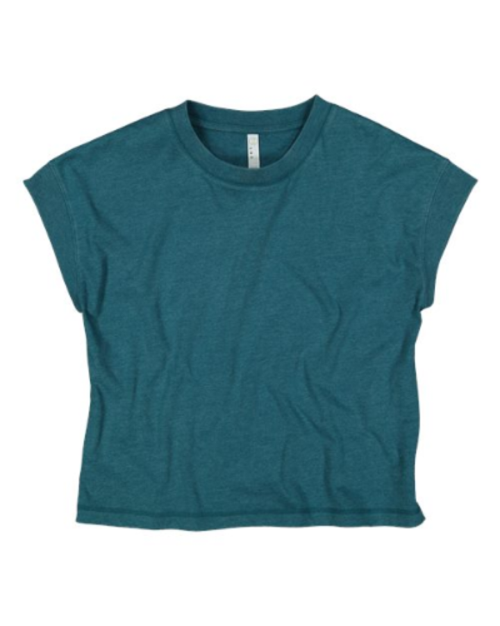 LAT Women's Relaxed Vintage Wash Tee Close Up Detail