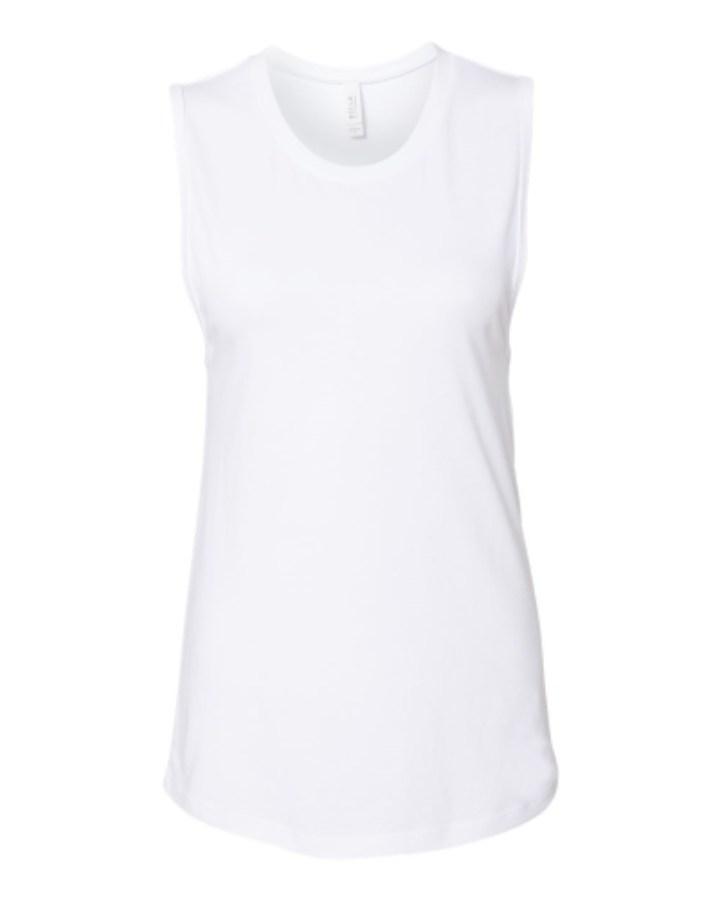 BELLA + CANVAS Women's Jersey Muscle Tank Perspective View