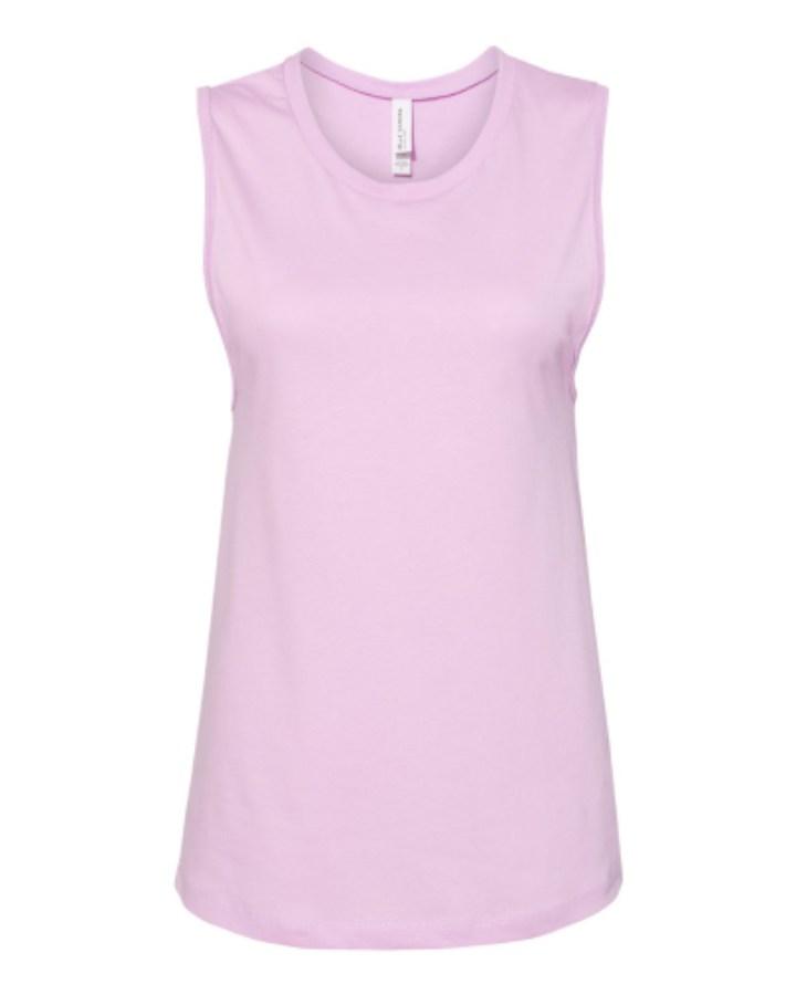BELLA + CANVAS Women's Jersey Muscle Tank Feature Close-up