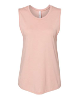 BELLA + CANVAS Women's Jersey Muscle Tank Close Up Detail