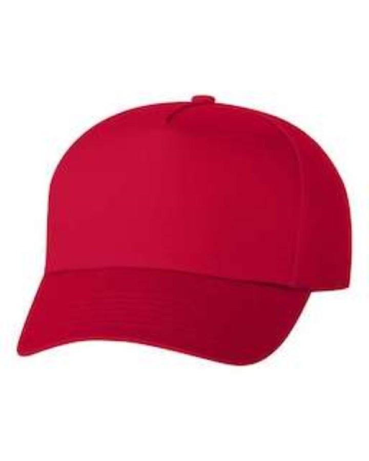 Valucap Five-Panel Twill Cap Perspective View