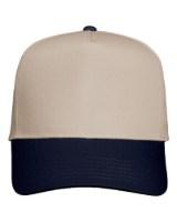 Valucap Five-Panel Twill Cap Feature Close-up