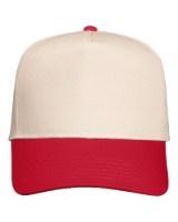 Valucap Five-Panel Twill Cap Feature Close-up
