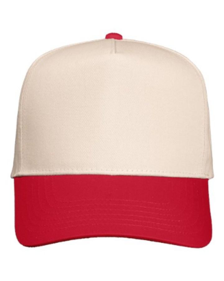 Valucap Five-Panel Twill Cap Feature Close-up