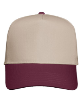 Valucap Five-Panel Twill Cap Perspective View