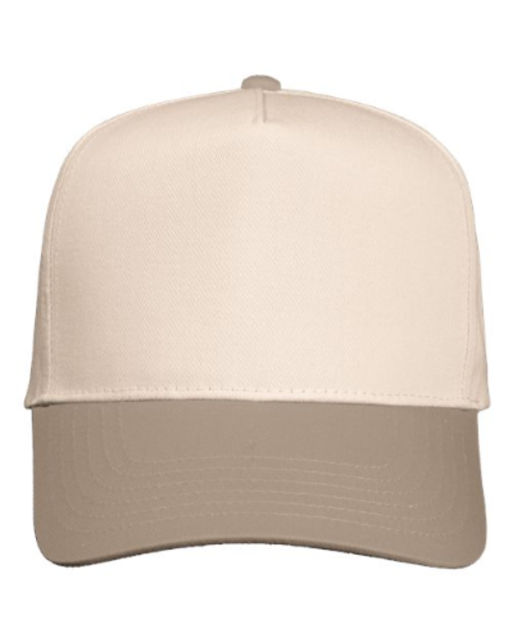 Valucap Five-Panel Twill Cap Feature Close-up