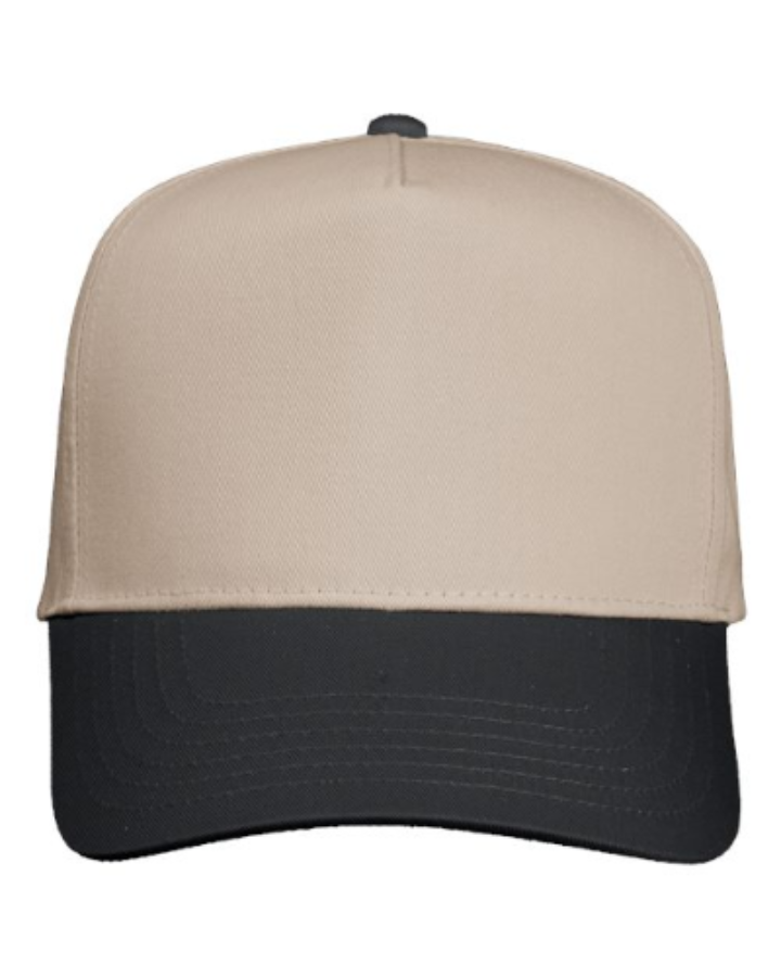 Valucap Five-Panel Twill Cap Perspective View