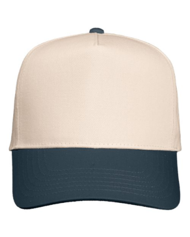 Valucap Five-Panel Twill Cap Feature Close-up