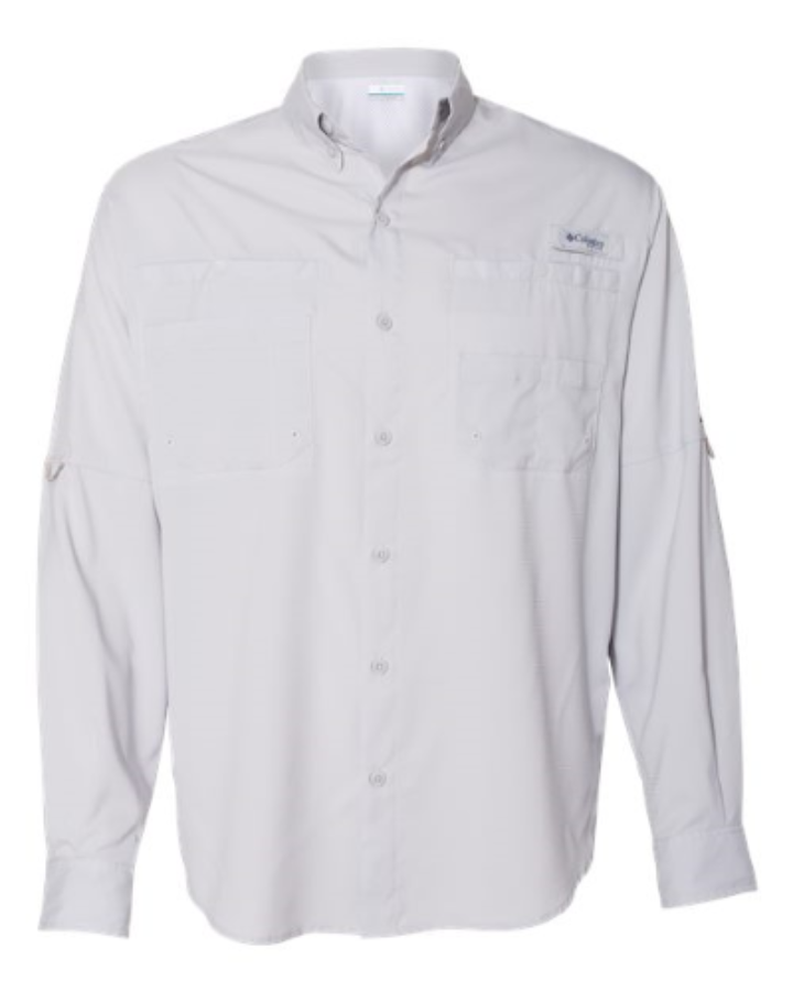 Columbia Men's PFG Tamiami II Shirt Close Up Detail