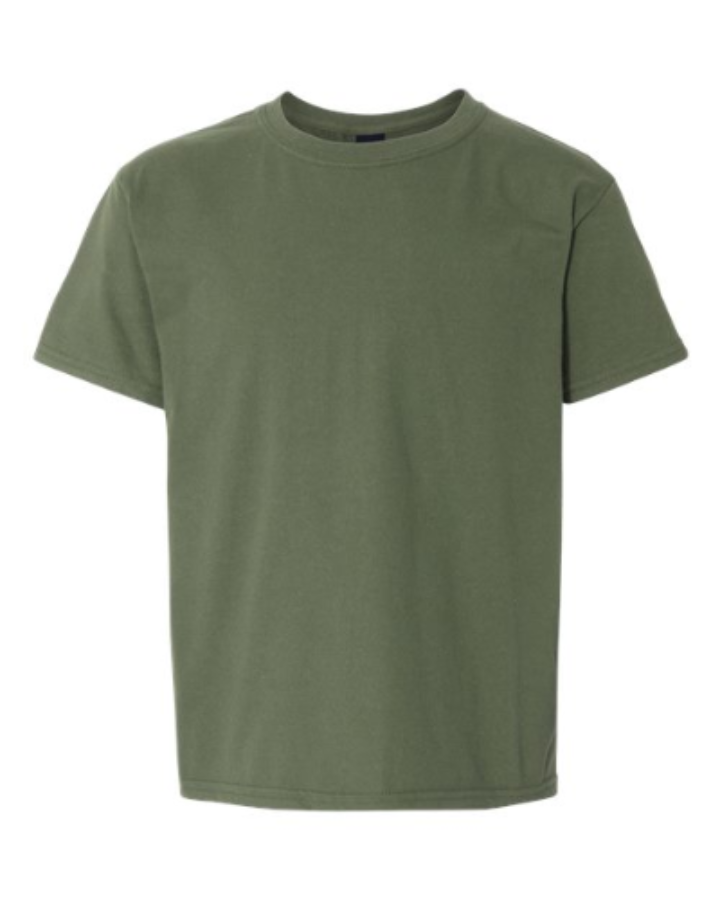 Gildan Youth Light Cotton T-Shirt Feature Close-up
