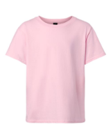 Gildan Youth Light Cotton T-Shirt Close Up Detail