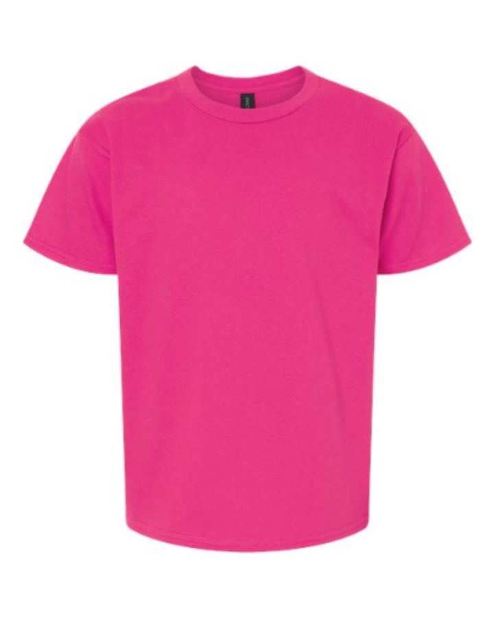 Gildan Youth Light Cotton T-Shirt Perspective View